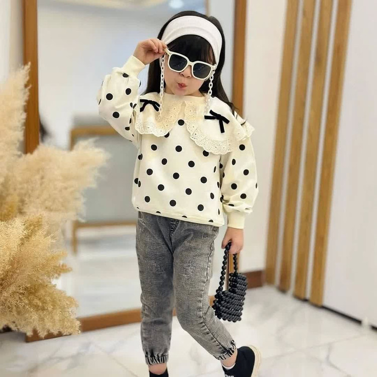 بلوز دورس دخترانه بچگانه پرنسسی ۲تا۱۰سال پاییزی زمستانی
